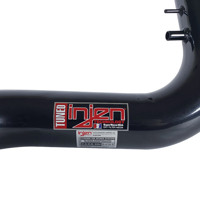 Injen 91-95 Acura Legend V6 3.2L Black IS Short Ram Cold Air Intake - Image 3