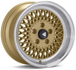 Alternative view of Enkei92 Classic Line 15x8 25mm Offset 4x100 Bolt Pattern Gold Wheel