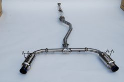 Invidia 2022+ Honda Civic Si (1.5T) 70mm N1 Cat Back Exhaust - Burnt TI Tips - Image 3