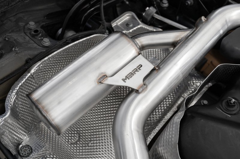 MBRP 2022 VW Golf GTI MK8 T304 SS 3in Cat-Back Exhaust 2.5in Dual Split Rear w/ Carbon Fiber Tips - Image 5
