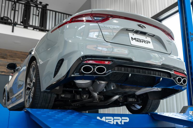 MBRP 2018+ Kia Stinger 3.3L RWD/AWD 2.5in Cat Back Dual Rear Exit w/o Tips - Image 4
