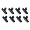 Injector Dynamics 1750-XDS - Dodge 300C SRT-8 6.4L 14mm (Black) BOTTOM Adaptor - Set of 8