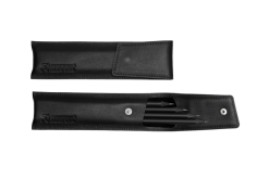 Akrapovic Leather Pencil Case - Black