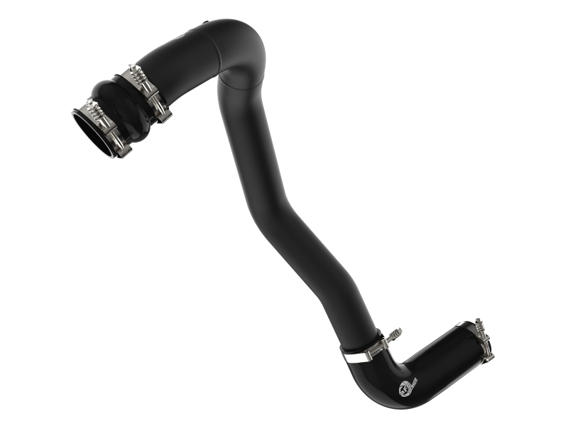 afe 08-10 Ford Trucks V8-6.4L (td) BladeRunner 3 IN Aluminum Hot Charge Pipe - Black - Image 6