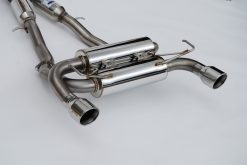Invidia 2022+ Nissan Z 70mm Gemini Cat Back Exhaust - Rolled SS Tips - Image 5