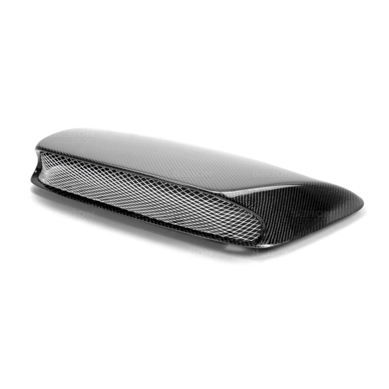 Seibon 06-07 Subaru WRX/STi STi Carbon Fiber Hood Scoop - Only Fits OEM Hoods (Not Seibon Hoods) - Image 3
