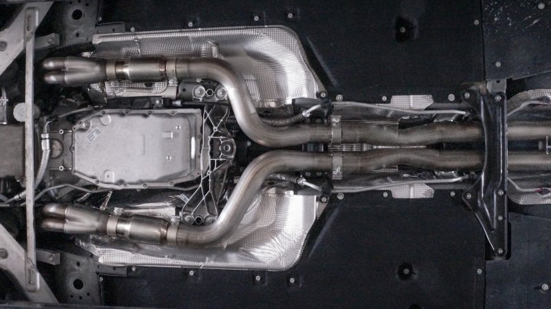 Stainless Works 2016-18 Cadillac CTS-V Sedan Headers 2in Primaries 3in Catted Leads Into X-Pipe - Image 9