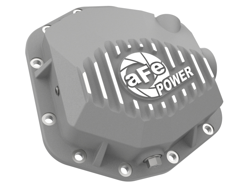 aFe Power Street Series Rear Differential Cover Raw w/Machined Fins 18-21 Jeep Wrangler JL Dana M200 - Image 3