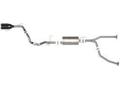 Alternative view of aFe 23-24 Toyota Sequoia V6 3.4L Vulcan Series 2-1/2in to 3in 304 SS Cat-Back Exhaust w/ Black Tip