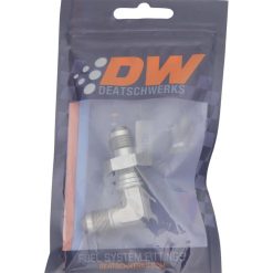 DeatschWerks 6AN Male Flare To 6AN Male Flare Bulkhead Adapter 90-Degree (Incl. Nut) - Image 3