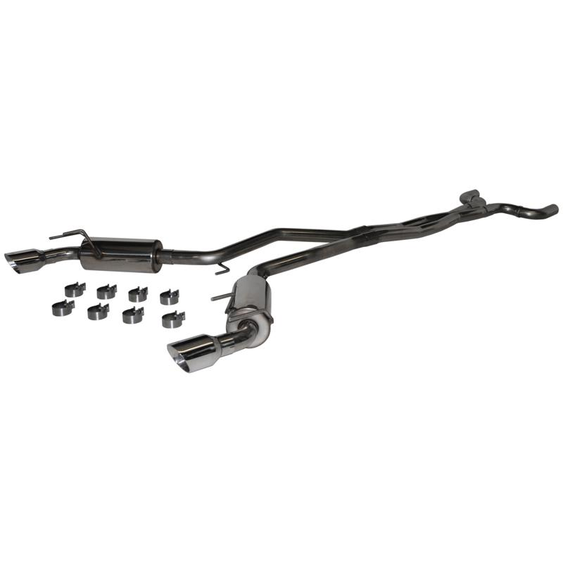 MBRP 2010 Chev Camaro V6 3.6L Dual Cat Back Round Tips (11 Conv. MUST purchase mbrpAD1710) - Image 2