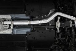 MBRP 2022+ Subaru WRX 3in Cat-Back Dual Split Rear Quad Tips Race Profile Exhaust - Image 2