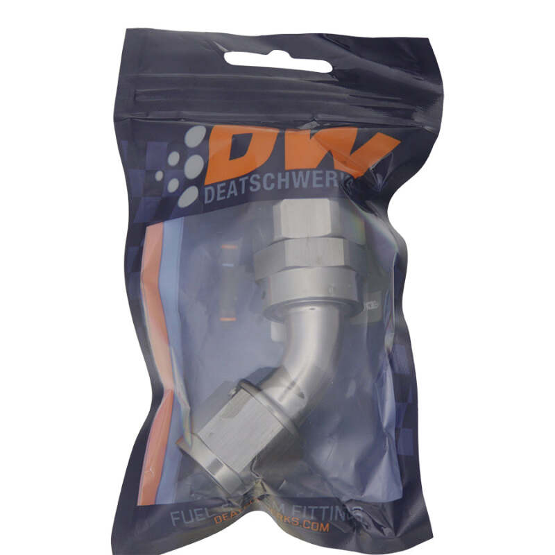 DeatschWerks 10AN Female Swivel 45-Degree Hose End PTFE (Incl. 1 Olive Insert) - Image 3