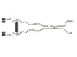 Alternative view of aFe 23-25 BMW M2 L6-3.0L (G87) MACH Force-Xp Cat-Back Exhaust w/ Carbon Fiber Tip