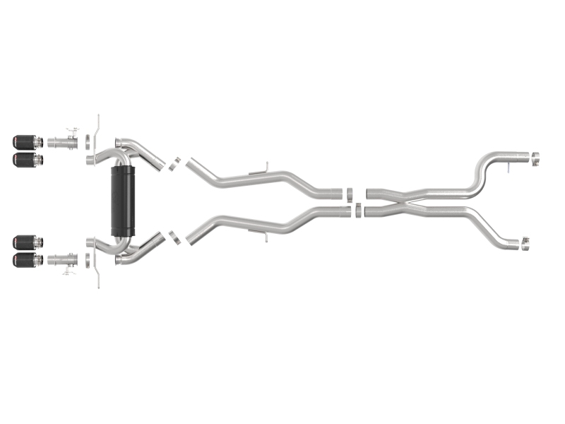 aFe 23-25 BMW M2 L6-3.0L (G87) MACH Force-Xp Cat-Back Exhaust w/ Carbon Fiber Tip - Image 2