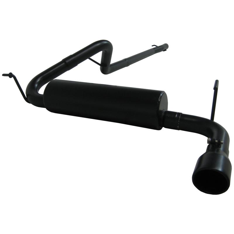MBRP 2000-2006 Jeep Wrangler (JK) Inline-4 2.5L Inline-6 4.0L Cat Back Single Side - Image 4