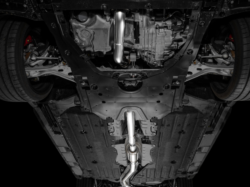 AWE Tuning 2024 Acura Integra Type S DE5 FWD Track Edition Exhaust w/ Triple Chrome Silver Tips - Image 6