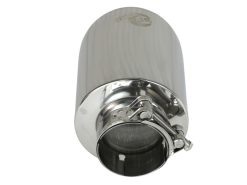 aFe MACH Force-Xp 2-1/2in 304 SS Clamp-On Exhaust Tip 2.5in In / 4.5in Out / 7in.L - Polished - Image 3