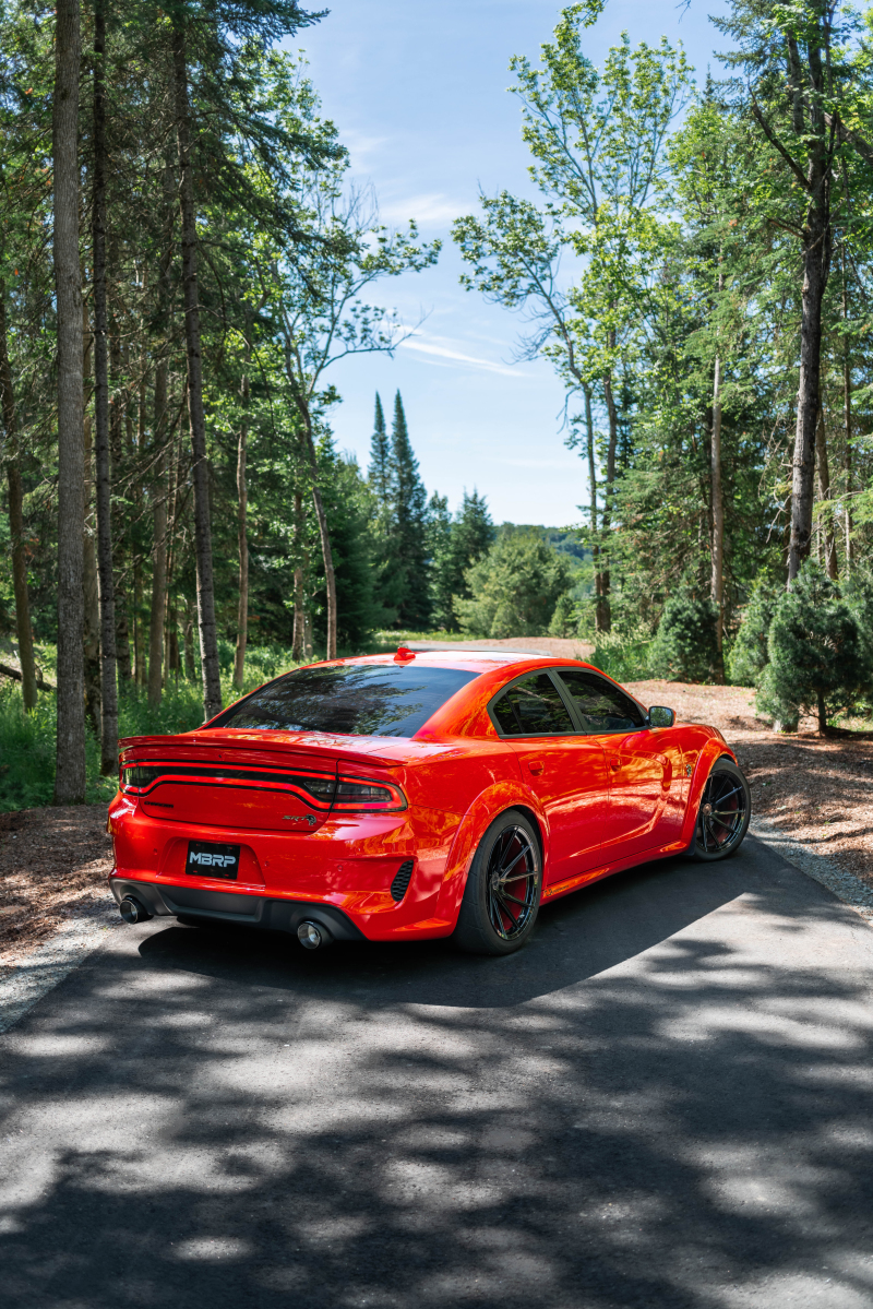 MBRP 17-21 Charger 5.7L/6.2L/6.4L 3in Race Profile Cat-Back w/ Dual Tips Aluminized Steel Exhaust - Image 4