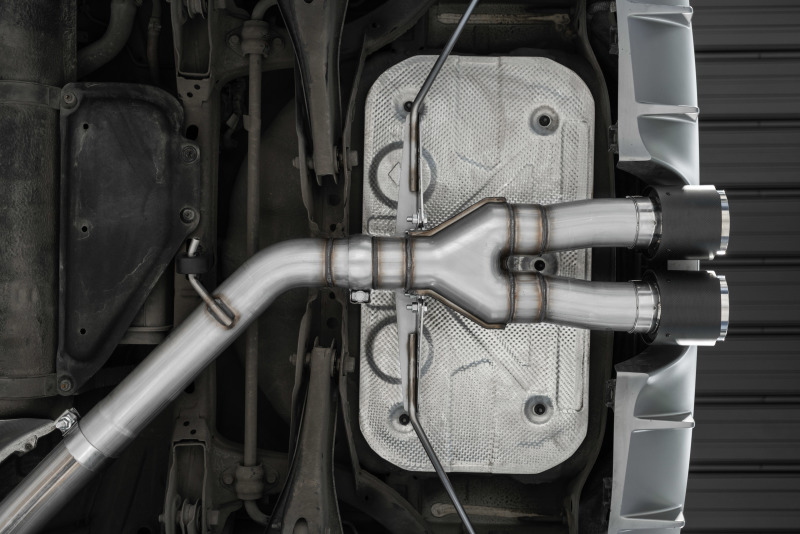 2019+ MBRP Hyundai Veloster Turbo Cat Back - T304 Stainless - Carbon Fiber Tip - Image 3