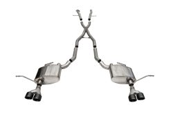 Corsa 11-21 Jeep Grand Cherokee Xtreme 2.5in Cat-Back Dual Rear Exit w/Twin 4in Black PVD Tips - Image 2