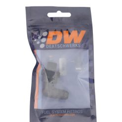 Alternative view of DeatschWerks 6AN ORB Male Swivel to 90-Degree 6AN Male Flare - Anodized Matte Black