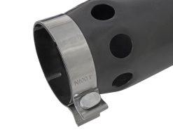 aFe Power Intercooled Tip Stainless Steel - Black 4in In x 5in Out x 12in L Bolt-On - Image 4