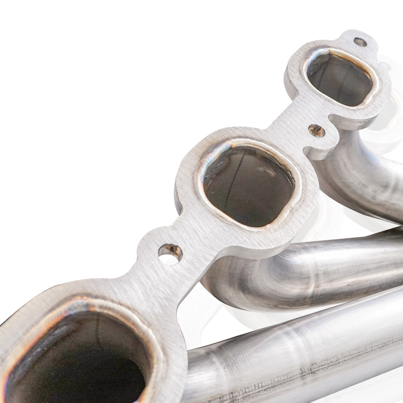Stainless Works 2019+ Chevrolet Silverado 5.3/6.2 Catted Headers 1-7/8in Primaries 3in Leads X-Pipe - Image 11
