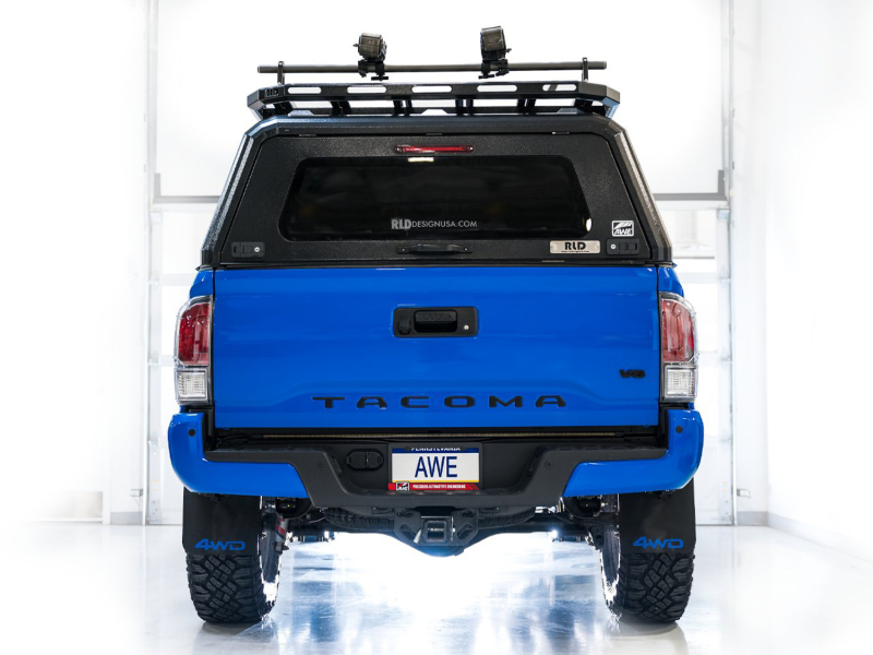 AWE 2016-2022 Toyota Tacoma 0FG Exhaust with BashGuard - No Tips - Image 5