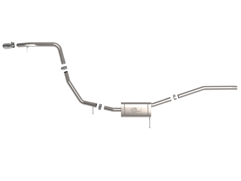 aFe 22-23 Ford Maverick EcoBoost L4 2.0L(t) Vulcan Series 2-1/2in 304 SS Cat-Back w/ Polished Tip - Image 2