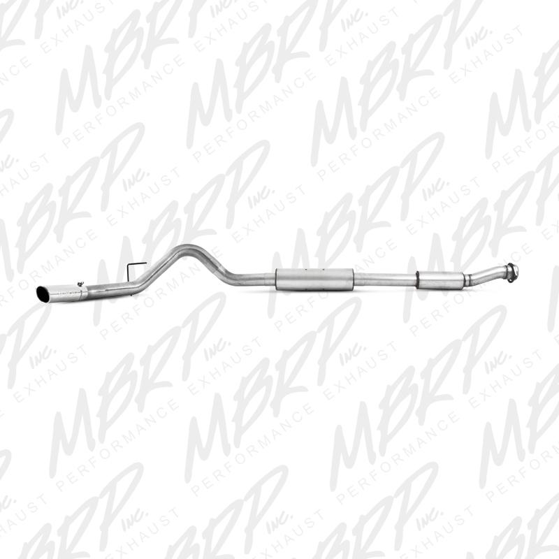 MBRP 11-13 Ford F150 SVT Raptor 6.2L EC-SB/CC-SB 3.5in Cat Back Single Exit Alum Exhaust System - Image 4