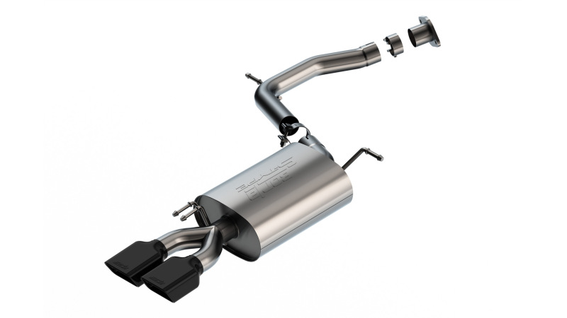 Borla 2023 Hyundai Palisade/20-22 Kia Telluride 3.8L V6 S-Type Axle-Back Exhaust w/ Black Chrome Tip - Image 3
