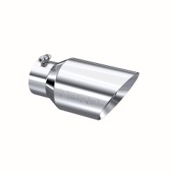 Alternative view of MBRP Universal Tip 6 O.D. Dual Wall Angled 4 inlet 12 length
