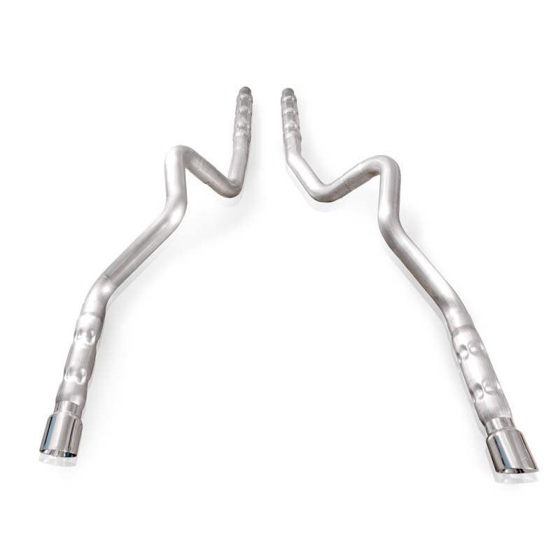 Stainless Works 2011-14 Mustang GT/2011-2012 Shelby GT500 3in Catback Retro Chambered Mufflers - Image 2