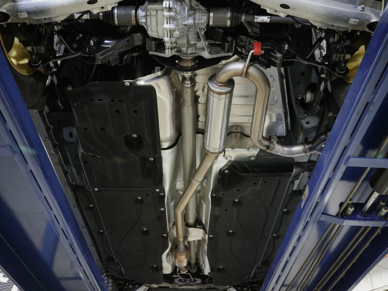 aFe 22-23 Ford Maverick EcoBoost L4 2.0L(t) Rebel Series 2-1/2in 304 SS Cat-Back w/ Polished Tip - Image 6