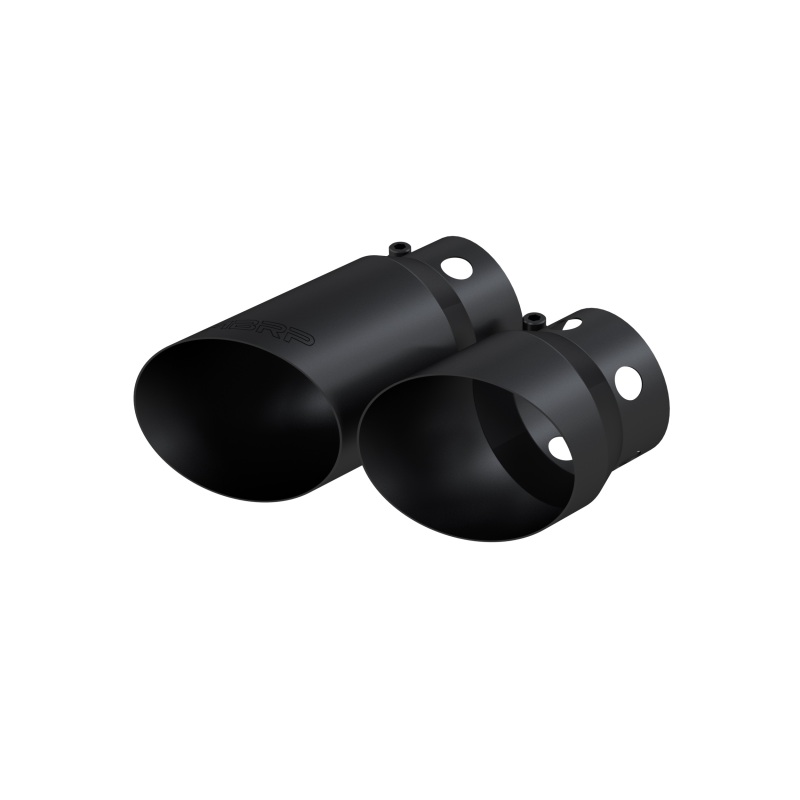 MBRP 2008+ Ford F250/350/450 6.4 L 4 inlet 5 Tip Cover Set - 6.75in and 9.75in Length - Black - Image 2