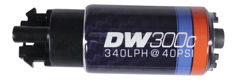 DeatschWerks 340lph DW300C Compact Fuel Pump w/ Mounting Clips - Image 3