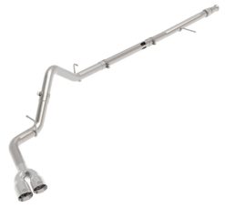 Alternative view of aFe Rebel XD Series 3in 304SS DPF-Back 20-21 GM Trucks L6-3.0L (td) LM2 - Dual Polished Tip