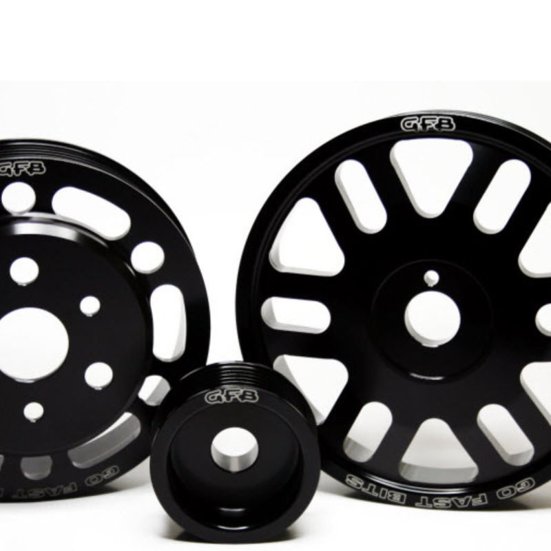 GFB 13 Subaru BRZ / 13 Scion FR-S 3 Pc L/W Pulley Kit (Inc Crank/Alternator/Water Pump Pulleys) - Image 4