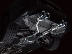 Alternative view of AWE Tuning 23-24 BMW G87 M2 Track Edition Exhaust - Chrome Silver Tips