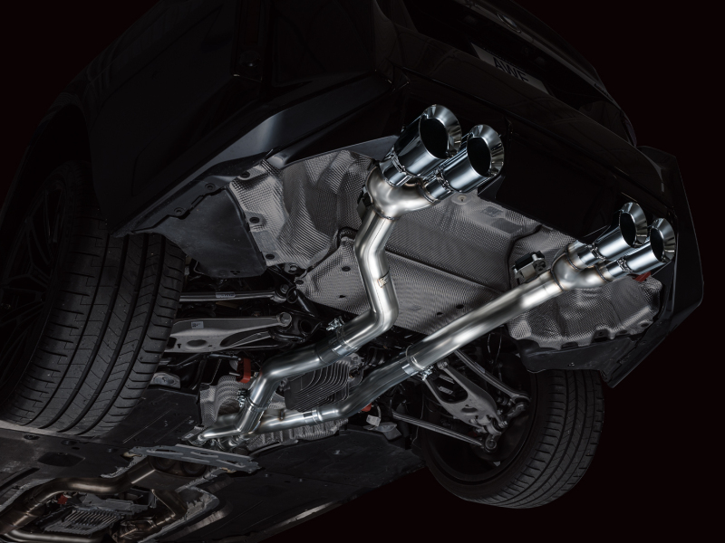 AWE Tuning 23-24 BMW G87 M2 Track Edition Exhaust - Chrome Silver Tips - Image 2