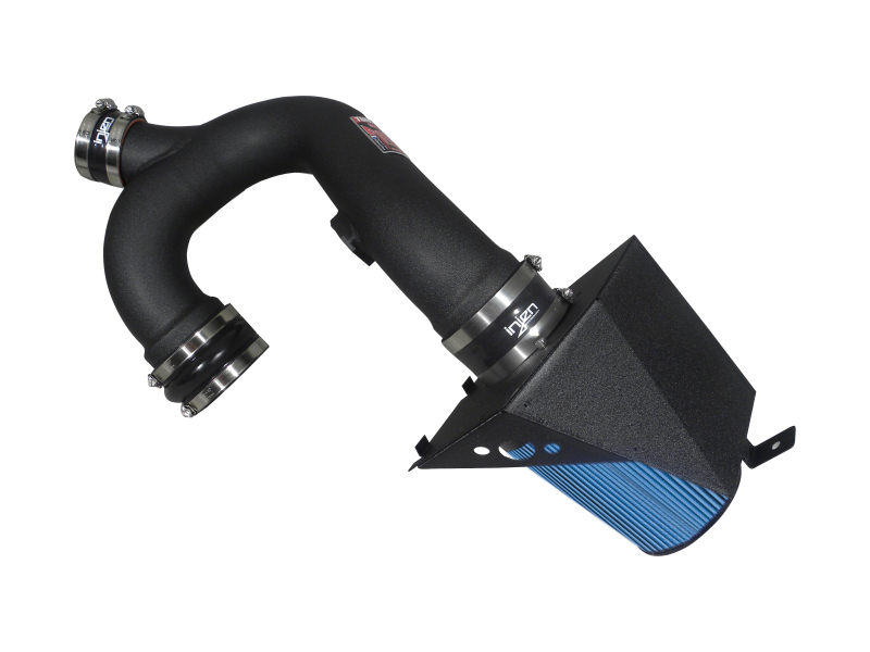 Injen 12-13 Ford F-150 V6 3.5L Eco Boost Engine Short Ram Intake Kit w/ MR Tech - Wrinkle Black - Image 3