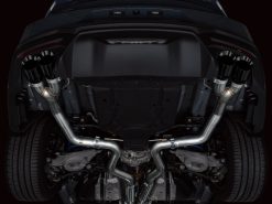AWE 2024 Ford Mustang GT Fastback S650 RWD Track Edition Catback Exhaust w/ Quad Diamond Black Tips - Image 15