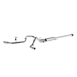 Alternative view of MBRP 2015 Ford F-150 2.7L / 3.5L EcoBoost 2.5in Cat Back Dual Side Split Alum Exhaust System