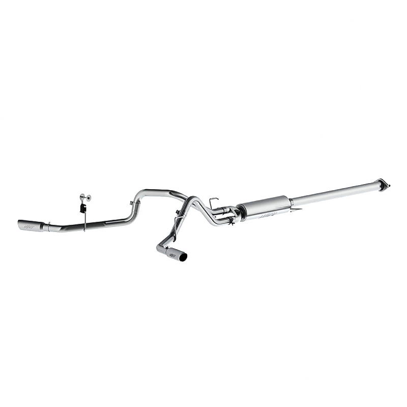 MBRP 2015 Ford F-150 2.7L / 3.5L EcoBoost 2.5in Cat Back Dual Side Split Alum Exhaust System - Image 2