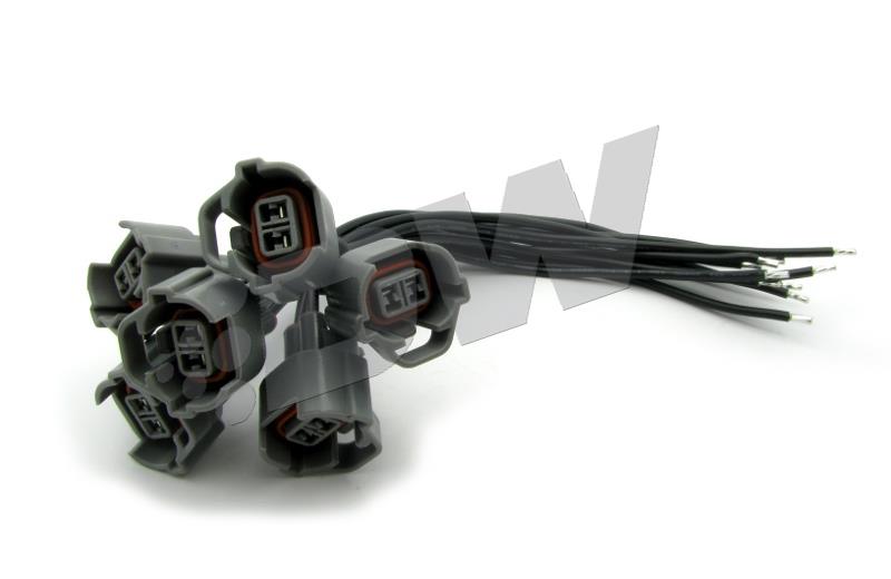 DeatschWerks 93-98 Toyota Supra TT 2200cc Injectors for Top Feed Conversion 11mm O-Ring (set of 6) - Image 3