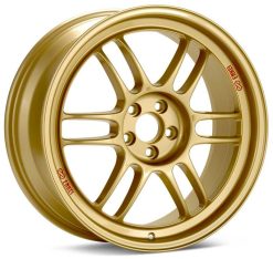 Enkei RPF1 17x9 5x114.3 45mm Offset 73mm Bore Gold Wheel RX8 - Image 2