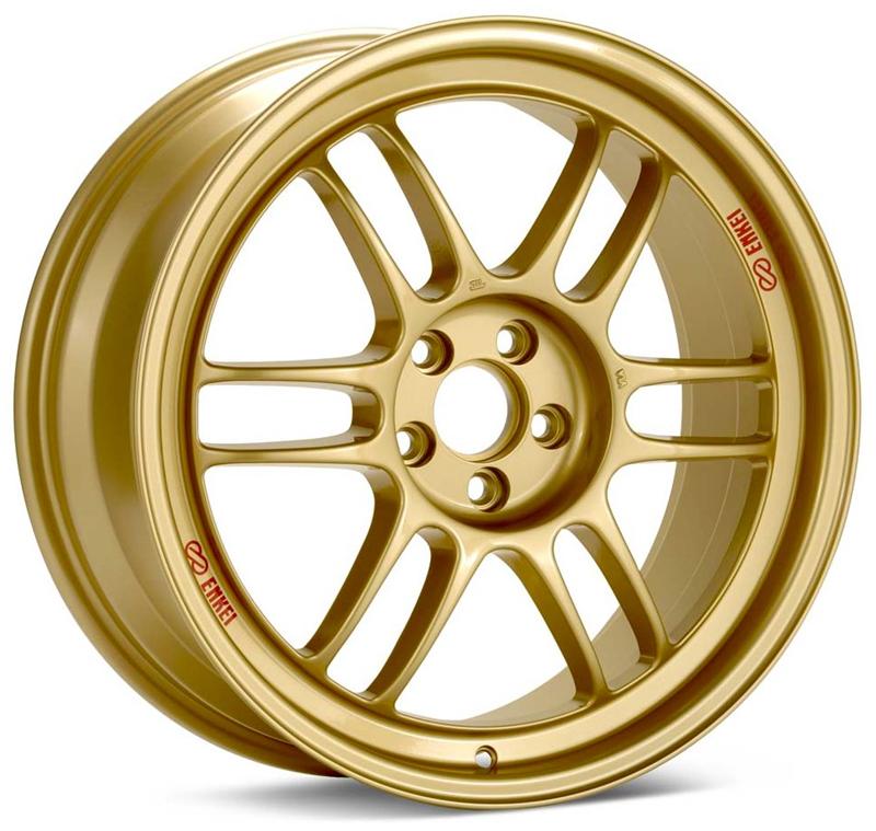 Enkei RPF1 17x9 5x114.3 45mm Offset 73mm Bore Gold Wheel RX8 - Image 2