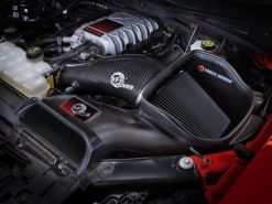 aFe 23-24 Ford F150 Raptor R V8 5.2L Supercharged Track Series Air Intake w/ Black PDS Filter - Image 9