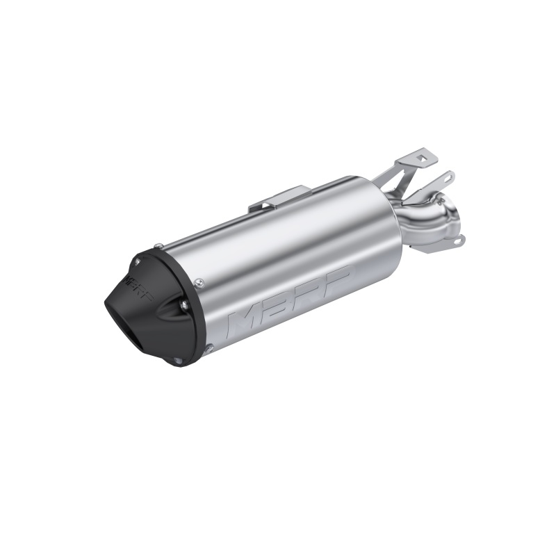 MBRP 2015 Polaris Hawkeye 325/Sportsman ETX 5in Single Slip-On Performance Series Exhaust - Image 2
